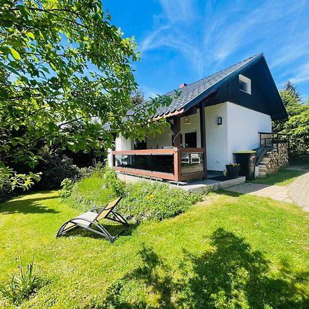 Wellness Bungalow Auszeit Mit Aussensauna, Hunde Willkommen Suhl Exterior foto